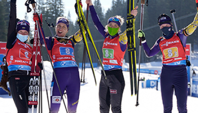Бронза жіночої естафети на чемпіонаті світу з біатлону